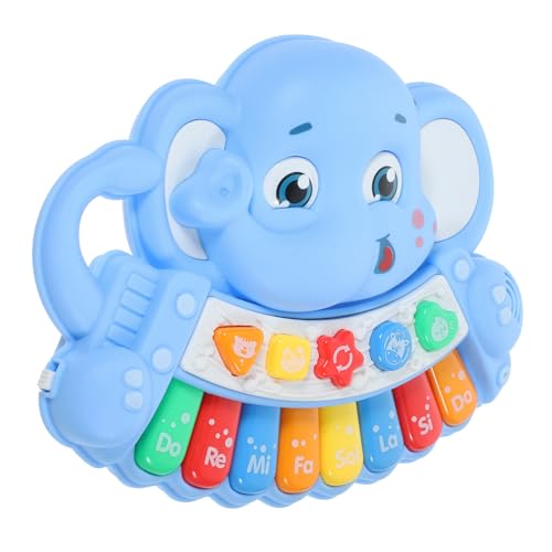 CHICAMPERA Elefant Piano für Kleinkinder Elektronisches Lernspielzeug mit Spielmodi Musik und Lichtern für Geburtstage und Feste Educatives Musikinstrument von CHICAMPERA