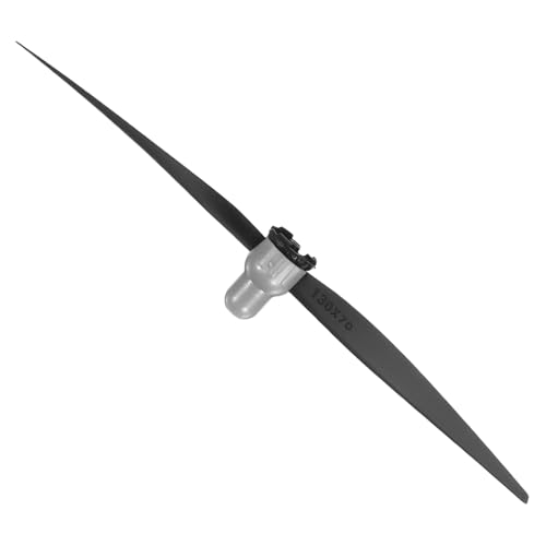 CHICAMPERA Ersatz-propellerblätter Für Hubschrauber, Kleine Schwarze Kunststoffpropeller Für DIY-Flugzeuge Und Rc-modellreparaturzubehör von CHICAMPERA