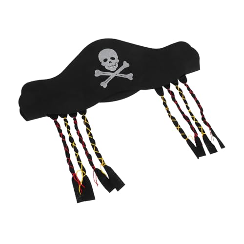 CHICAMPERA Eva Piratenhut mit Zöpfen für Erwachsene und Lustiges Piratenkostüm Accessoire für Karneval Halloween und Themenpartys Verstellbar und Bequem Realistisches Design CHICAMPERA Eva Piratenhut mit Zöpfen für Erwachsene und Lustiges Piratenkostüm Accessoire für Karneval Halloween und Themenpartys Verstellbar und Bequem Realistisches Design von CHICAMPERA