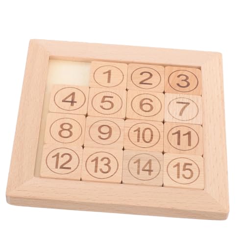 CHICAMPERA Farbiges Schiebe Zahlenpuzzle Für Pädagogisches Iq Früherziehung Kognitives Lernspielzeug Für Kleinkinder von CHICAMPERA