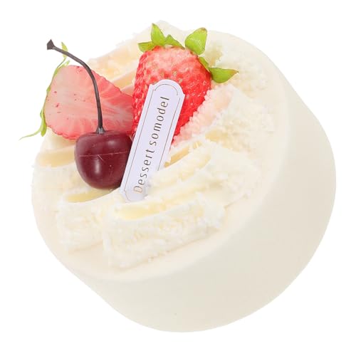 CHICAMPERA Geburtstagskuchenmodell Gefälschte Kuchen -Requisite Simulations-Geburtstagstorte gefälschtes Kuchenspielzeug gefälschtes Kuchen-Food-Modell falsches Essen PVC Weiß CHICAMPERA Geburtstagskuchenmodell Gefälschte Kuchen -Requisite Simulations-Geburtstagstorte gefälschtes Kuchenspielzeug gefälschtes Kuchen-Food-Modell falsches Essen PVC Weiß von CHICAMPERA