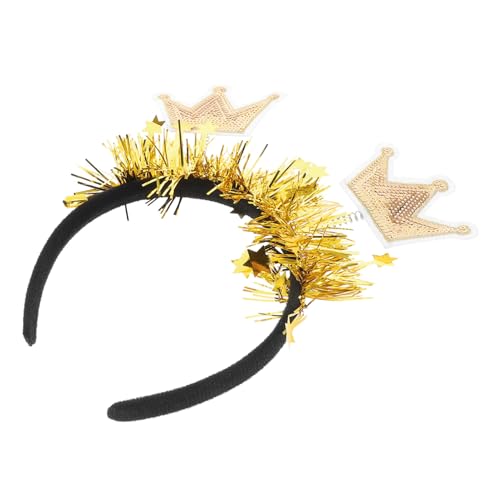 CHICAMPERA Glänzendes Kronen Stirnband für Frauen Neujahrs Party Haarband Dekoratives Zubehör für Silvester und Geburtstagspartys Vielseitige Foto Requisite Leicht und Bequem CHICAMPERA Glänzendes Kronen Stirnband für Frauen Neujahrs Party Haarband Dekoratives Zubehör für Silvester und Geburtstagspartys Vielseitige Foto Requisite Leicht und Bequem von CHICAMPERA