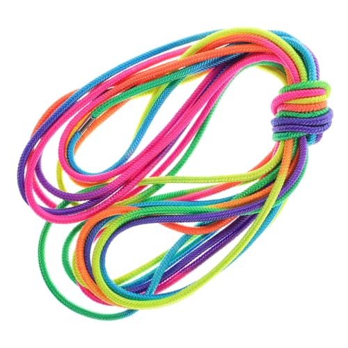 CHICAMPERA Gummiband-Sprungspiel Springseil Seilspringen üben springen Seil Fitness-Sprungseil Partyversorgung Plastik von CHICAMPERA