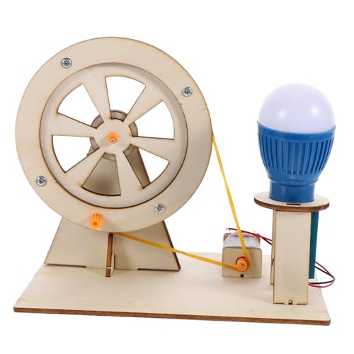 CHICAMPERA Handkurbel-Generator Für Junge Mädchen Experimentelles Holzspielzeug Kreativität Und Analytik Sicheres Und Langlebiges Lernmodell Für Junge Mädchen Wissenschaftsprojekt Für von CHICAMPERA