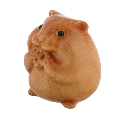 CHICAMPERA Hölzerne Tier Ornamente Mini Hamster Figur CHICAMPERA Hölzerne Tier Ornamente Mini Hamster Figur von CHICAMPERA