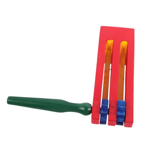 CHICAMPERA Holz Castanets mit Langem Griff Percussion Instrument Pädagogisches Musikspielzeug für Musikalische Frühförderung und Aufführungen CHICAMPERA Holz Castanets mit Langem Griff Percussion Instrument Pädagogisches Musikspielzeug für Musikalische Frühförderung und Aufführungen von CHICAMPERA