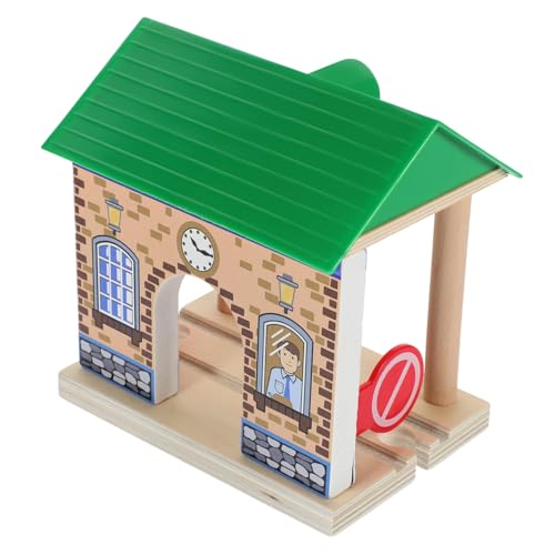 CHICAMPERA Holz Eisenbahn Station Modell Sicheres und Langlebiges für Garten Spielzimmer oder für Kreative Bahnlayouts CHICAMPERA Holz Eisenbahn Station Modell Sicheres und Langlebiges für Garten Spielzimmer oder für Kreative Bahnlayouts von CHICAMPERA