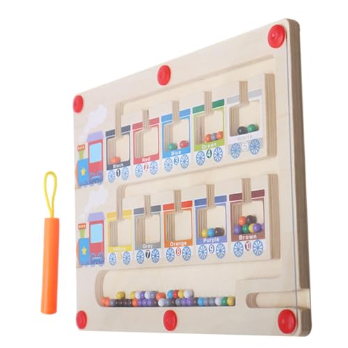 CHICAMPERA Holz Magnetisches Farben Sortierspielzeug für Kleinkinder Montessori Lernspiel für Jahre zum Zählen und Kombinieren von Farben für Kindergarten und Geburtstagsgeschenke CHICAMPERA Holz Magnetisches Farben Sortierspielzeug für Kleinkinder Montessori Lernspiel für Jahre zum Zählen und Kombinieren von Farben für Kindergarten und Geburtstagsgeschenke von CHICAMPERA