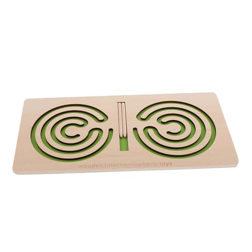 CHICAMPERA Holz Maze Puzzle Montessori Hand Augen Koordination für Entwickelt für Motorische Fähigkeiten und Ganzheitliche Gehirnentwicklung von CHICAMPERA