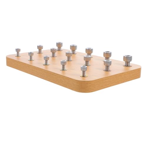 CHICAMPERA Holz Übungsbrett für Fingerfertigkeit Handrehabilitation Koordinationstraining Multifunktionales Werkzeug für Ergotherapie Geeignet für Rehabilitationszentren und Kliniken CHICAMPERA Holz Übungsbrett für Fingerfertigkeit Handrehabilitation Koordinationstraining Multifunktionales Werkzeug für Ergotherapie Geeignet für Rehabilitationszentren und Kliniken von CHICAMPERA
