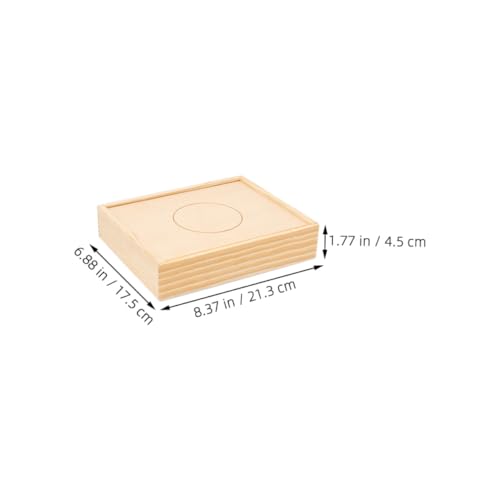 CHICAMPERA Holz Werkzeugkoffer mit Schraubendreher Farbenfrohes DIY Bauspielzeug Kreativität und Feinmotorik für Kleinkinder Ab Jahren von CHICAMPERA