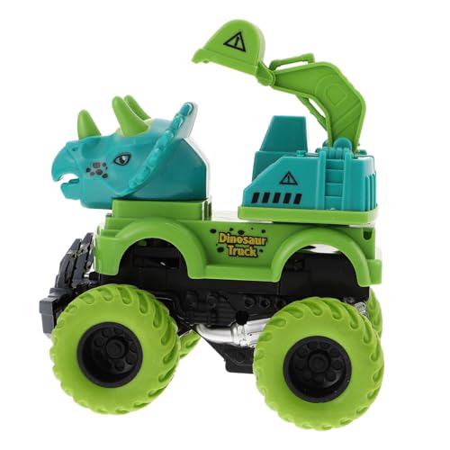 CHICAMPERA Inertiales Dinosaurier Spielzeugauto Robust Lernspielzeug für Kleinkinder Bunter Ingenieur Dinosaurier Bagger Spielzeugwagen für Jungen Mädchen Ab Jahren von CHICAMPERA