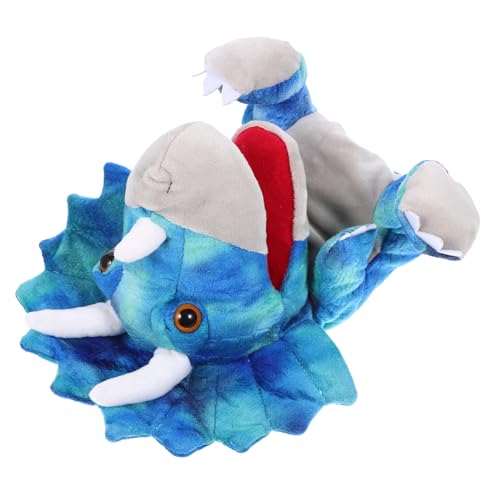 CHICAMPERA Interaktive Handpuppe Dinosaurier Plüschspielzeug für Entzückendes Handspielzeug für Kreative Rollenspiele Sicher und Langlebig Blau CHICAMPERA Interaktive Handpuppe Dinosaurier Plüschspielzeug für Entzückendes Handspielzeug für Kreative Rollenspiele Sicher und Langlebig Blau von CHICAMPERA