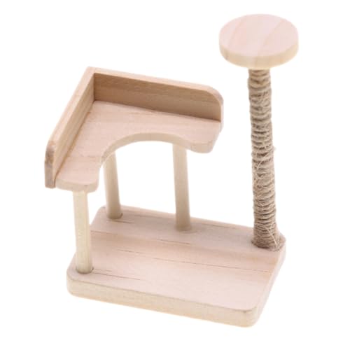 CHICAMPERA Katzenklettergerüst Aus Holz Stabiler Kratzbaum Für Puppenhausmöbel Dekoratives Klettergerüst Für Katzenzimmer Miniaturszene Katzen-Spielzeug Für Kreatives Basteln CHICAMPERA Katzenklettergerüst Aus Holz Stabiler Kratzbaum Für Puppenhausmöbel Dekoratives Klettergerüst Für Katzenzimmer Miniaturszene Katzen-Spielzeug Für Kreatives Basteln von CHICAMPERA