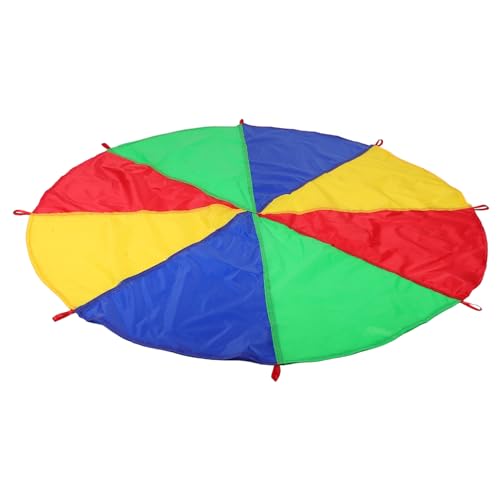 CHICAMPERA Kinder Erholung Spielzeug Im Freien Regenbogen Fallschirmzeichen Kinder Spielen Fallschirme Mehrfarbiges Spielzelt Für Teamspielspielzeug Und Vorschullernaktivitäten CHICAMPERA Kinder Erholung Spielzeug Im Freien Regenbogen Fallschirmzeichen Kinder Spielen Fallschirme Mehrfarbiges Spielzelt Für Teamspielspielzeug Und Vorschullernaktivitäten von CHICAMPERA