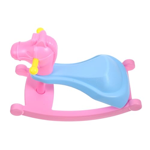 CHICAMPERA Kleine Rockige Pferdesspielzeug Miniatur-schaukelpferd-Modell Mini-schaukelpferd-Ornament Mini-schaukelpferd-Dekoration Puppenhausmöbel Puppen-schaukelpferd-Modelle Plastik Rosa CHICAMPERA Kleine Rockige Pferdesspielzeug Miniatur-schaukelpferd-Modell Mini-schaukelpferd-Ornament Mini-schaukelpferd-Dekoration Puppenhausmöbel Puppen-schaukelpferd-Modelle Plastik Rosa von CHICAMPERA