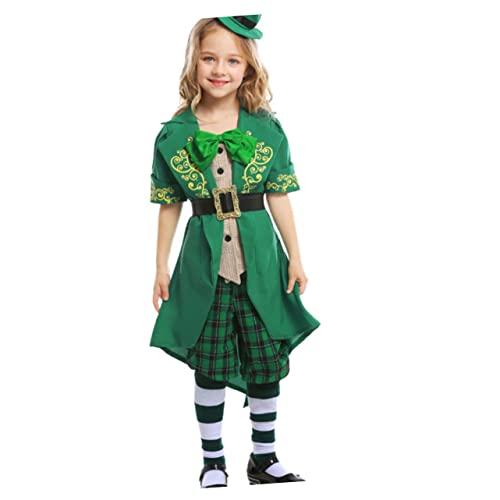 CHICAMPERA Koboldkostüm Kostüme Kinderkleid Kinderkleidung Kinderkleid Outfit Ausgefallene Kleidung Halloween Kinderkostüm Koboldhut Hosenanzug St Patrick's Kostüm Grün CHICAMPERA Koboldkostüm Kostüme Kinderkleid Kinderkleidung Kinderkleid Outfit Ausgefallene Kleidung Halloween Kinderkostüm Koboldhut Hosenanzug St Patrick's Kostüm Grün von CHICAMPERA