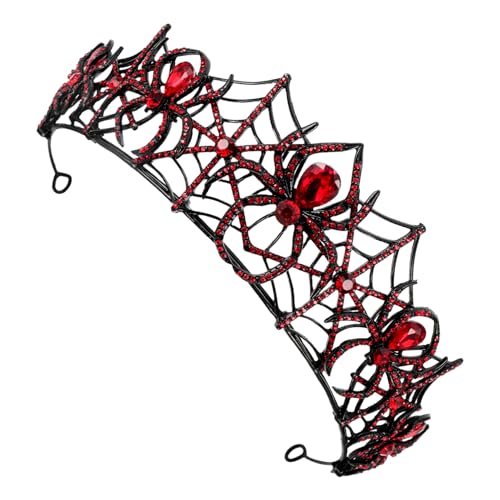 CHICAMPERA Kronen Haar Accessoire Cosplay Stirnband Legierungskrone Kronen Für Frauen Spinnennetz Haarreifen Halloween Königin Accessoires Für Frauen Cosplay Zubehör CHICAMPERA Kronen Haar Accessoire Cosplay Stirnband Legierungskrone Kronen Für Frauen Spinnennetz Haarreifen Halloween Königin Accessoires Für Frauen Cosplay Zubehör von CHICAMPERA