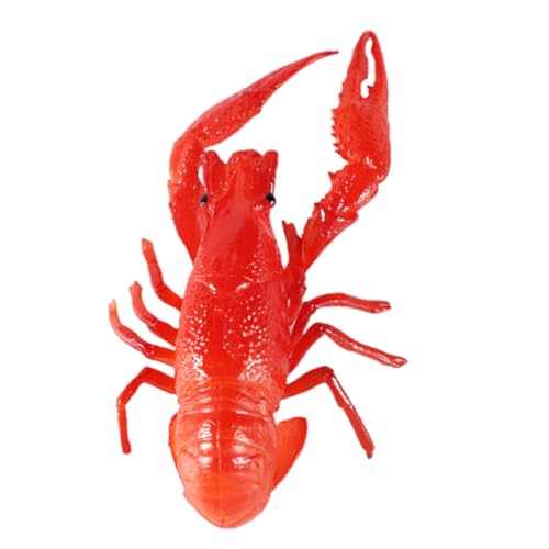 CHICAMPERA Künstliche Hummer Dekofigur aus PVC Realistisches Hummer Modell für Tischdeko Partys Garten und Fotografie Stabil und Langlebig für Feiern und Zusammenkünfte von CHICAMPERA