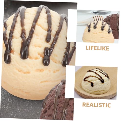 CHICAMPERA Künstliches Eiscreme Modell aus Realistisches Dessert Deko EIS Kugel Requisite für Fotografie Ladendekoration Party Display Langlebig Bruchfest Wiederverwendbar Klein CHICAMPERA Künstliches Eiscreme Modell aus Realistisches Dessert Deko EIS Kugel Requisite für Fotografie Ladendekoration Party Display Langlebig Bruchfest Wiederverwendbar Klein von CHICAMPERA