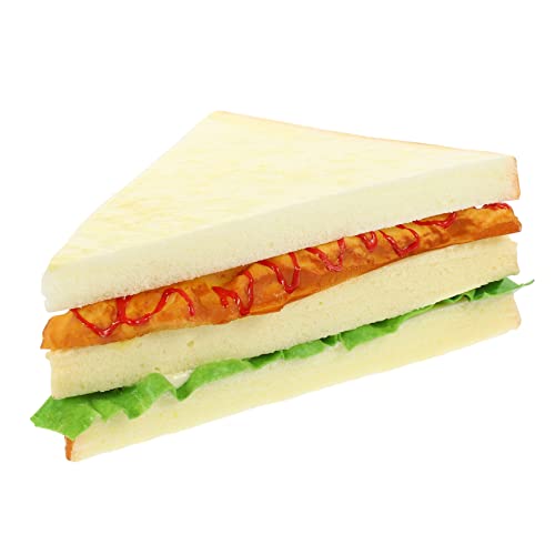 CHICAMPERA Künstliches Sandwich Modell aus PU Material Realistisch Simuliertes Brot für Fotografie Requisiten Heimdekoration Lehrmodelle und Restaurant Displays Lebensechtes CHICAMPERA Künstliches Sandwich Modell aus PU Material Realistisch Simuliertes Brot für Fotografie Requisiten Heimdekoration Lehrmodelle und Restaurant Displays Lebensechtes von CHICAMPERA