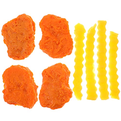 CHICAMPERA Lebensechte Lebensmittelmodelle Teiliges aus Künstlichen Chicken und Pommes Frites für Küche Restaurant Dekoration und Spielzeuggebrauch für Fotografie und Ausstellungen CHICAMPERA Lebensechte Lebensmittelmodelle Teiliges aus Künstlichen Chicken und Pommes Frites für Küche Restaurant Dekoration und Spielzeuggebrauch für Fotografie und Ausstellungen von CHICAMPERA
