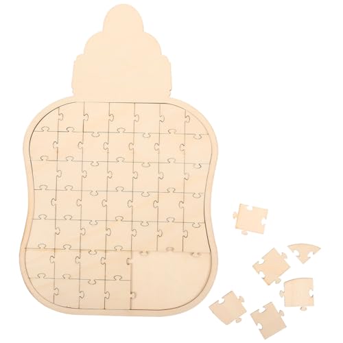 CHICAMPERA Leere Holzpuzzleteile, Unfertiges Kleinkindspielzeug, DIY-malerei, Basteln, Pädagogische Puzzleaktivitäten Für Kinder, Kunsthandwerk, Unterrichtsbedarf CHICAMPERA Leere Holzpuzzleteile, Unfertiges Kleinkindspielzeug, DIY-malerei, Basteln, Pädagogische Puzzleaktivitäten Für Kinder, Kunsthandwerk, Unterrichtsbedarf von CHICAMPERA