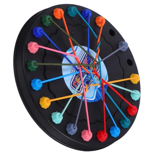 CHICAMPERA Logisches Denken Denksportaufgaben Rätsel Gehirnseil-Puzzle-Teaser-puzzlespiele Ineinandergreifende Seilrätsel Lernspielzeug Seil-Puzzle- Lehrmittel Logikspiele Plastik von CHICAMPERA