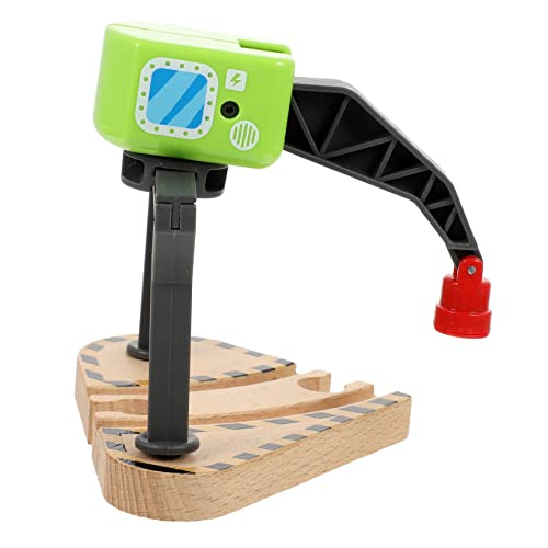 CHICAMPERA Railway Crane Modell Dekorativer Kran Für Junge Mädchen Spielzeug Zubehör Für Modelleisenbahnen Robustes Und Langlebiges Design Für Kreative Spielwelten von CHICAMPERA