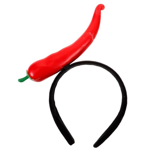 CHICAMPERA Lustiges Chili Design Haarband Für Frauen Einzigartiger Kopfschmuck Für Festivals Rotes Gemüse Stirnband Für Partys Und Freizeitaktivitäten CHICAMPERA Lustiges Chili Design Haarband Für Frauen Einzigartiger Kopfschmuck Für Festivals Rotes Gemüse Stirnband Für Partys Und Freizeitaktivitäten von CHICAMPERA