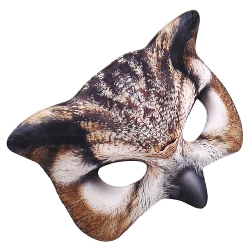 CHICAMPERA Maske Für Halloween Kostüm Tier Maske Für Maskerade Und Party Halb Gesicht Eulenmaskenkostüm Für Karneval Und Themenfeiern CHICAMPERA Maske Für Halloween Kostüm Tier Maske Für Maskerade Und Party Halb Gesicht Eulenmaskenkostüm Für Karneval Und Themenfeiern von CHICAMPERA