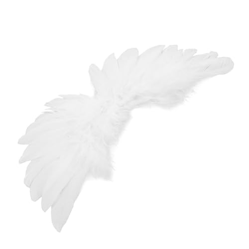 CHICAMPERA Mini Engel Federn Flügel für Bjd Puppen Weißes Kostüm Zubehör für Halloween Cosplay und Mottopartys Installieren Detailverliebt und Charmant CHICAMPERA Mini Engel Federn Flügel für Bjd Puppen Weißes Kostüm Zubehör für Halloween Cosplay und Mottopartys Installieren Detailverliebt und Charmant von CHICAMPERA