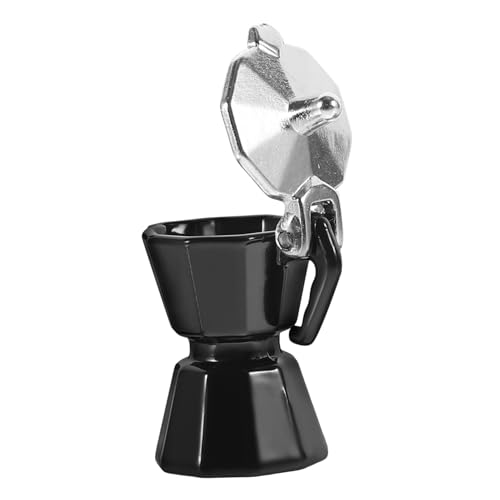 CHICAMPERA Mini-Kaffeekanne Kaffee Wasserkocher Kaffeemaschine Machen Szene Miniaturen Mokka Topf für Puppenhauszubehör Miniaturkaffeekanne Mini-Puppenhaus-Zubehör Legierung Schwarz CHICAMPERA Mini-Kaffeekanne Kaffee Wasserkocher Kaffeemaschine Machen Szene Miniaturen Mokka Topf für Puppenhauszubehör Miniaturkaffeekanne Mini-Puppenhaus-Zubehör Legierung Schwarz von CHICAMPERA