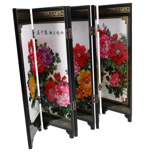 CHICAMPERA Mini Klappbildschirm Teiler Chinesischer Desktop Klappschirm Mini Raumteiler Feng Shui Tisch Ornamente Traditionelle Asiatische Kunstdekor Für Bürowohnheim CHICAMPERA Mini Klappbildschirm Teiler Chinesischer Desktop Klappschirm Mini Raumteiler Feng Shui Tisch Ornamente Traditionelle Asiatische Kunstdekor Für Bürowohnheim von CHICAMPERA