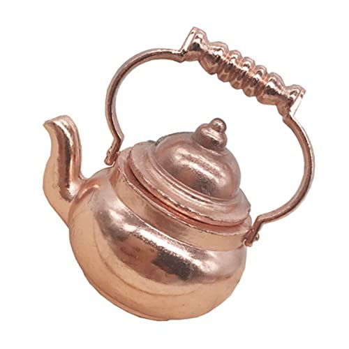 CHICAMPERA Mini -Lebensmittelspielmodell wasserkocher Modell Mini- Miniaturmodell Miniatur - -Teekessel kleine Teekannen Mini - Mini-Küchentopf Legierung von CHICAMPERA
