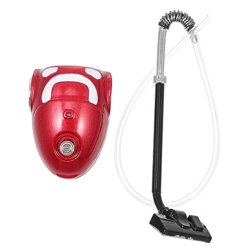 CHICAMPERA Mini -Staubsaugerspielzeug Heimatspielzeug exquisites Staubsammlerspielzeug Kinderspielzeug Heimspielzeugkind Mini-Reinigerspielzeug Reinigungsspielzeug Zinklegierung rot von CHICAMPERA