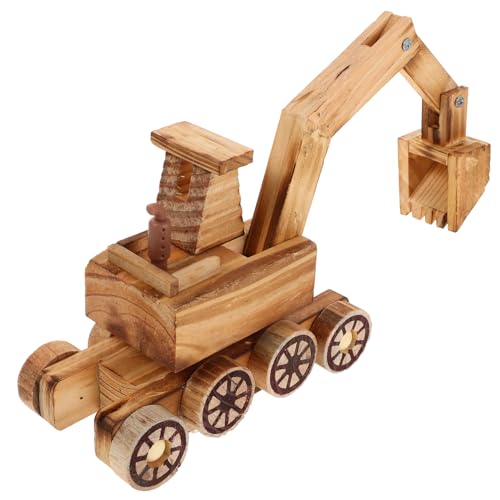 CHICAMPERA Mini-holzbagger-Spielzeug, Baufahrzeug Für Kinder, Bewegliches Auto-Modell, Bewegliches Auto-Modell, Party-Bagger-Modell, Mini-Bagger-zubehör CHICAMPERA Mini-holzbagger-Spielzeug, Baufahrzeug Für Kinder, Bewegliches Auto-Modell, Bewegliches Auto-Modell, Party-Bagger-Modell, Mini-Bagger-zubehör von CHICAMPERA