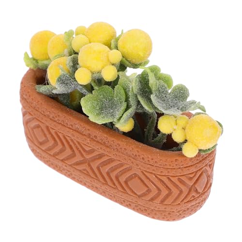 CHICAMPERA Mini-topfgrünpflanzen Puppe Miniatur Mini-haustopfpflanze Gefälscht Künstliche Grünverzierung 1 12 Bonsai Getopft Figuren Bonsai-Baum-fälschung Mini-blumentopf Yellow Abs CHICAMPERA Mini-topfgrünpflanzen Puppe Miniatur Mini-haustopfpflanze Gefälscht Künstliche Grünverzierung 1 12 Bonsai Getopft Figuren Bonsai-Baum-fälschung Mini-blumentopf Yellow Abs von CHICAMPERA
