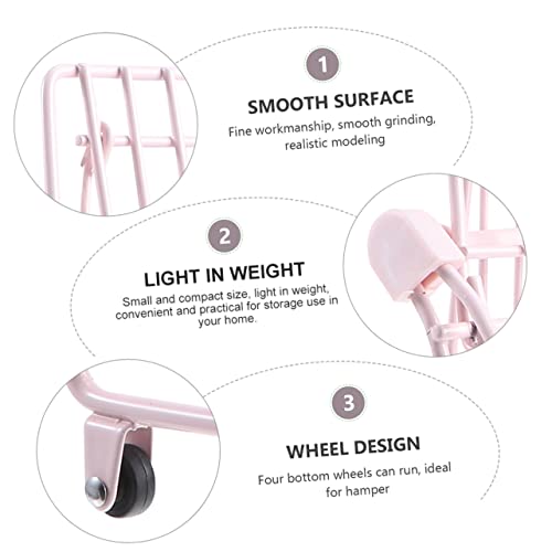 CHICAMPERA Miniatur Einkaufstrolley Schreibtisch Dekoration Aufbewahrungskorb Kleine Einkaufswagen für Mädchen Büro Organizer Candy Halter Rosa CHICAMPERA Miniatur Einkaufstrolley Schreibtisch Dekoration Aufbewahrungskorb Kleine Einkaufswagen für Mädchen Büro Organizer Candy Halter Rosa von CHICAMPERA