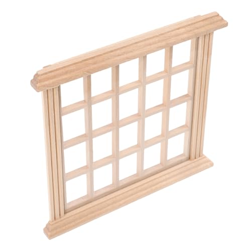 CHICAMPERA Miniatur Holzfenster für Puppenhaus Teiliger Fensterrahmen aus Holz für DIY Dekoration und Mini Landschaften für Puppenhaus Zubehör und Fotografie Szenen CHICAMPERA Miniatur Holzfenster für Puppenhaus Teiliger Fensterrahmen aus Holz für DIY Dekoration und Mini Landschaften für Puppenhaus Zubehör und Fotografie Szenen von CHICAMPERA