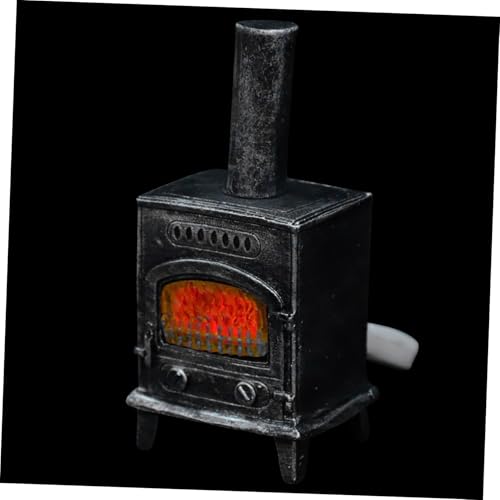 CHICAMPERA Miniatur Kamin Modell aus Resin mit Licht Puppenhaus Dekoration für Szenen und DIY Projekte Hochwertiges Möbelstück für Miniatur Landschaften und Puppenhäuser CHICAMPERA Miniatur Kamin Modell aus Resin mit Licht Puppenhaus Dekoration für Szenen und DIY Projekte Hochwertiges Möbelstück für Miniatur Landschaften und Puppenhäuser von CHICAMPERA