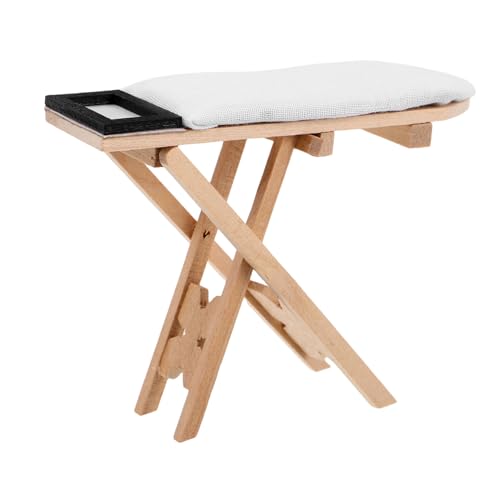 CHICAMPERA Miniatur -bügeltischdekor Für Puppenhauszubehör Süßes Bügelbrett Für Puppen Mini House Winziges Bügeltischmodell CHICAMPERA Miniatur -bügeltischdekor Für Puppenhauszubehör Süßes Bügelbrett Für Puppen Mini House Winziges Bügeltischmodell von CHICAMPERA