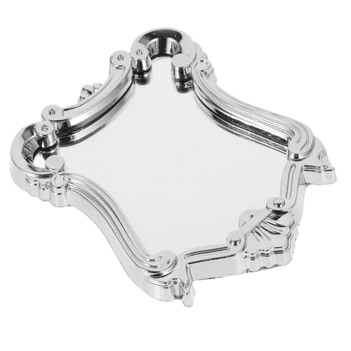 CHICAMPERA Miniatur Spiegel für Puppenhäuser Vintage Badezimmer Spiegel Dekoration Plastik Kleiner Möbel Zubehör für Puppenhaus Spielzeug von CHICAMPERA