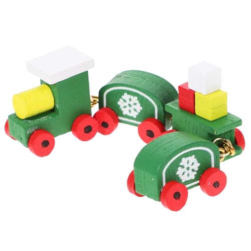 CHICAMPERA Minizug Weihnachts präsente mannergeschenk Weihnachten weihnacjtsdeko Spielzeughaus Zugverzierung aus Holz Miniaturzugmodell hölzern Green CHICAMPERA Minizug Weihnachts präsente mannergeschenk Weihnachten weihnacjtsdeko Spielzeughaus Zugverzierung aus Holz Miniaturzugmodell hölzern Green von CHICAMPERA