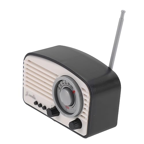 CHICAMPERA Modell Radio Miniatur-Radio-puppenhaus Winziges Radio Im Vintage-Stil Mini-Radio-Modelle Mini-radiomodelle Puppenhaus-miniaturradio Mini- -dekore Vintage-Puppen Plastik Schwarz CHICAMPERA Modell Radio Miniatur-Radio-puppenhaus Winziges Radio Im Vintage-Stil Mini-Radio-Modelle Mini-radiomodelle Puppenhaus-miniaturradio Mini- -dekore Vintage-Puppen Plastik Schwarz von CHICAMPERA