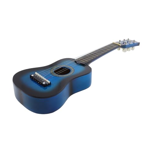 CHICAMPERA Musikinstrument Lernspielzeug Gitarre für Anfänger Blau Pädagogisch Kreativ Rhythmisch Fördernd Musikalisches für Jungen Mädchen Ab Jahren von CHICAMPERA