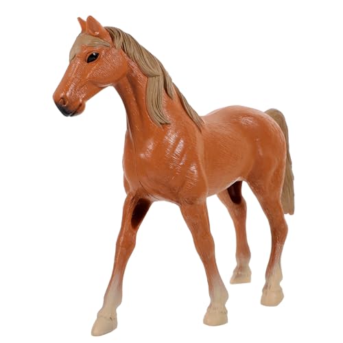 CHICAMPERA Pferdefigur Deko Großer Kunststoff-pferdemodell Für Dekoratives Spielzeug Und Lernhilfe Leicht Transportierbar Simulation Für Kreative Raumgestaltung Und Interaktives Spielen von CHICAMPERA