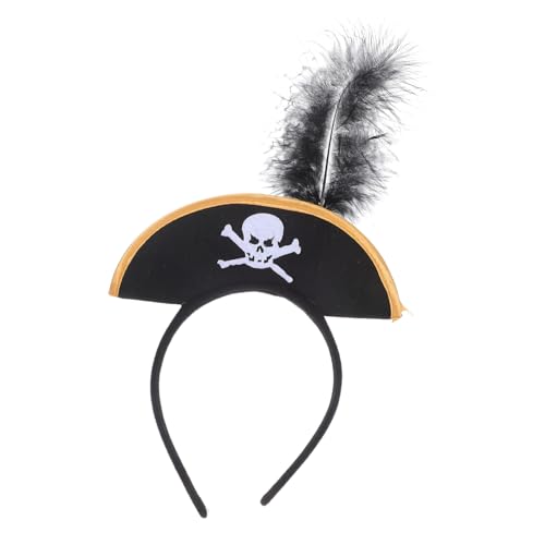 CHICAMPERA Piratenhut-stirnband Piraten Kostüm Stirnband Kostümzubehör Für Rollenspiele Halloween -kostüm Zubehör Für Halloween-partys Piratenhut Partyhut Stirnband Black CHICAMPERA Piratenhut-stirnband Piraten Kostüm Stirnband Kostümzubehör Für Rollenspiele Halloween -kostüm Zubehör Für Halloween-partys Piratenhut Partyhut Stirnband Black von CHICAMPERA
