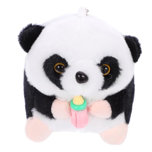 CHICAMPERA Plüsch Panda Schlüsselanhänger Kuscheltier Multifunktional Sanft Niedlich Cartoon Figur Kleine Panda Mädchen Geschenk Wohnkultur Desktop Dekoration von CHICAMPERA