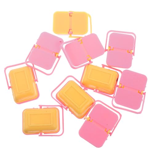 CHICAMPERA Puppen-Einkaufskorb für Korb Einkaufskorb interaktives Mini Picknickkorb Puppenhaus Aufbewahrungskorb Picknickkorb für Plastik von CHICAMPERA